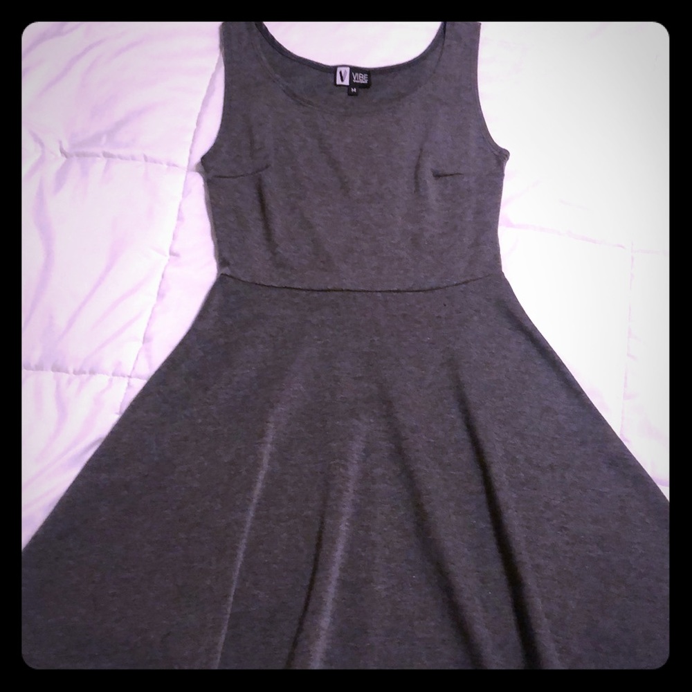 Simple gray dress